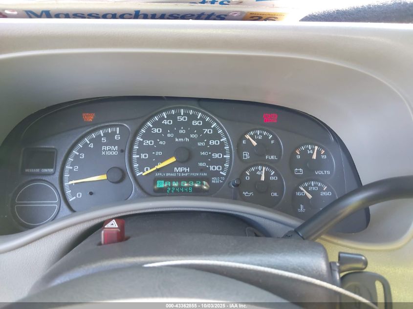 2000 Chevrolet Tahoe All New Ls VIN: 1GNEK13T5YJ150629 Lot: 43362855