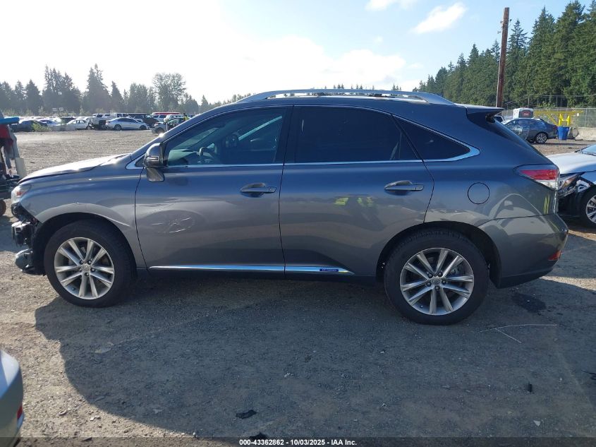 2015 Lexus Rx 450H VIN: 2T2BC1BA8FC005761 Lot: 43362862