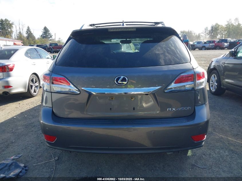 2015 Lexus Rx 450H VIN: 2T2BC1BA8FC005761 Lot: 43362862