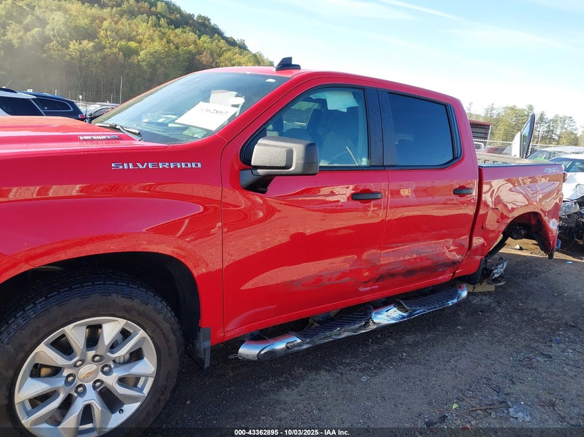 2025 Chevrolet Silverado 1500 4Wd Short Bed Custom VIN: 1GCPKBEK3SZ180524 Lot: 43362895