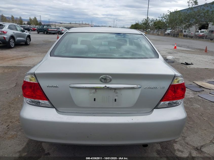 2006 Toyota Camry Le VIN: 4T1BE30K66U702625 Lot: 43362911