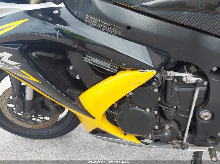 2008 SUZUKI GSX-R600 - JS1GN7EA582106030