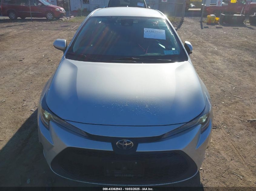 2021 Toyota Corolla Le VIN: 5YFEPMAE2MP164140 Lot: 43362943