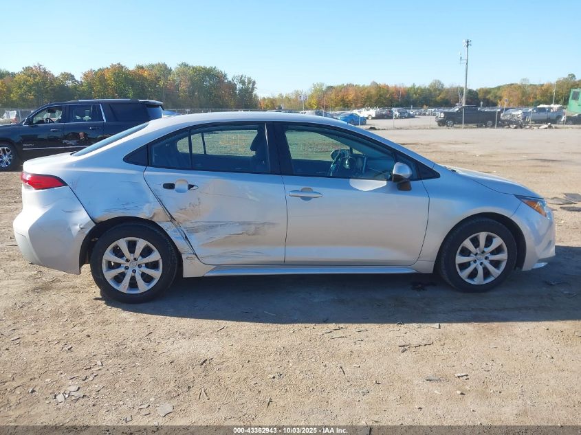 2021 Toyota Corolla Le VIN: 5YFEPMAE2MP164140 Lot: 43362943