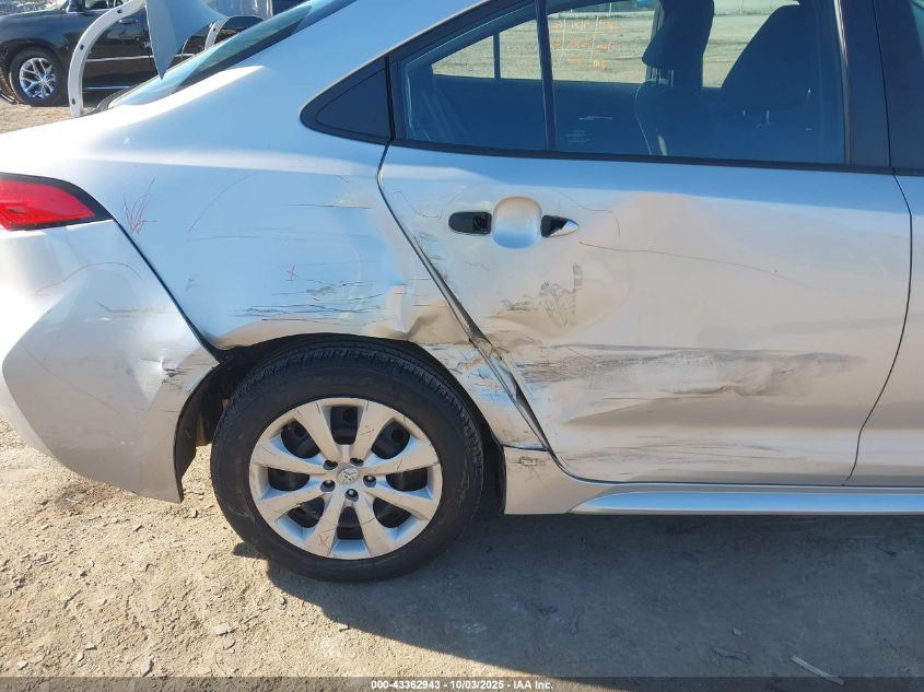 2021 Toyota Corolla Le VIN: 5YFEPMAE2MP164140 Lot: 43362943