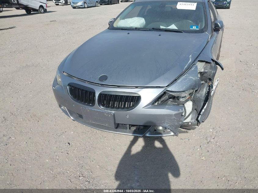 2005 BMW 645Ci VIN: WBAEH73485B215835 Lot: 43362944