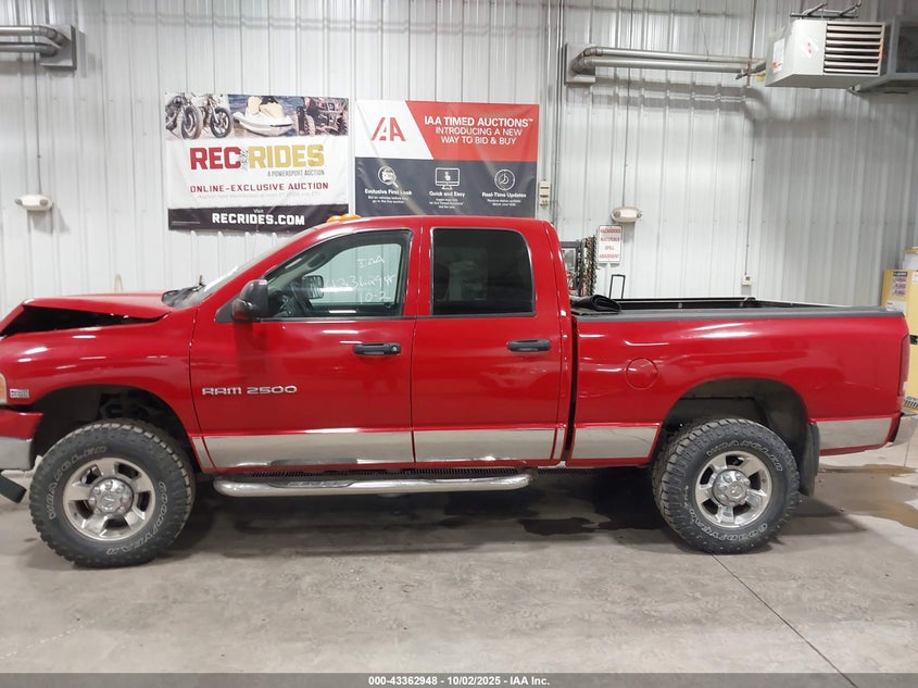 2005 Dodge Ram 2500 Slt/Laramie VIN: 3D7KS28D65G785705 Lot: 43362948