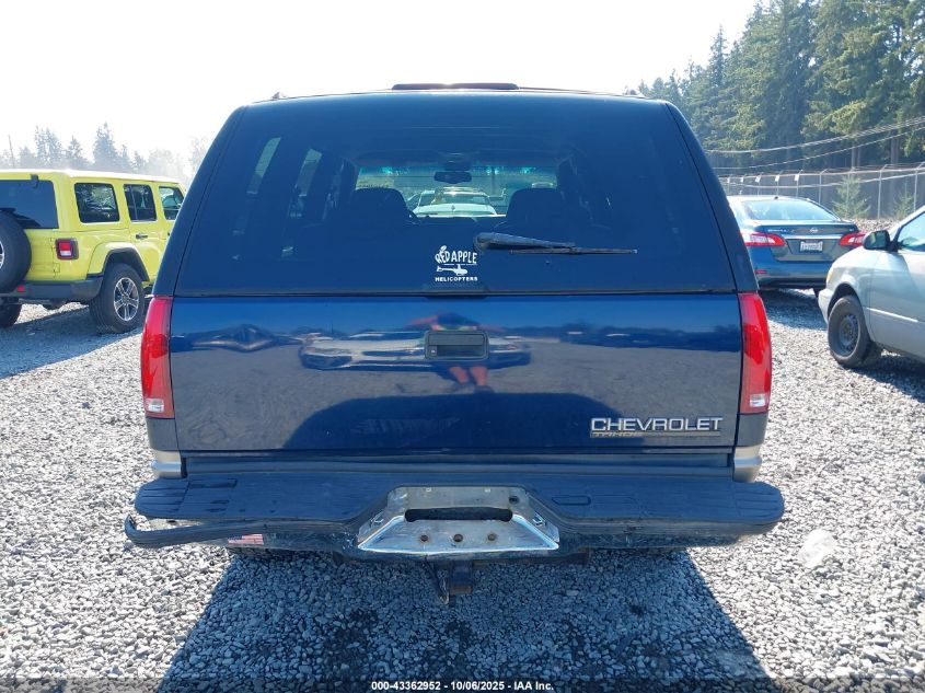 1999 Chevrolet Tahoe Ls VIN: 1GNEK13R9XJ320770 Lot: 43362952