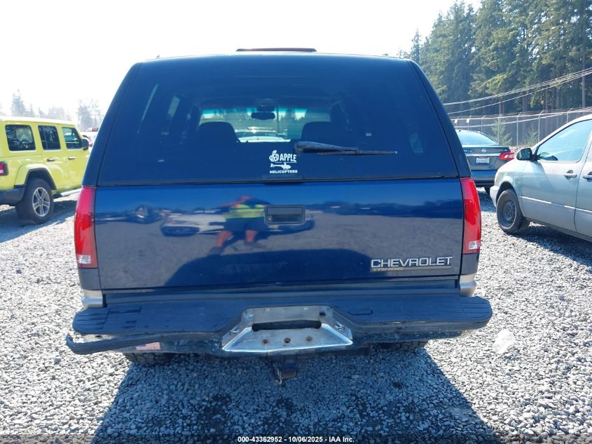 1999 Chevrolet Tahoe Ls VIN: 1GNEK13R9XJ320770 Lot: 43362952