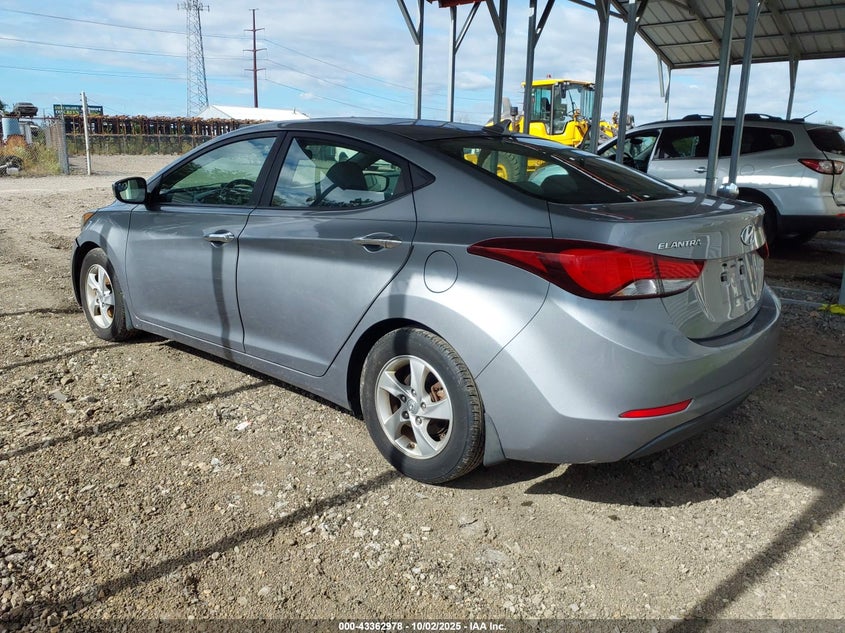 2015 HYUNDAI ELANTRA SE - KMHDH4AE2FU265902