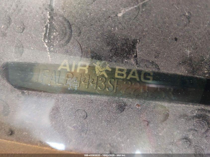 1995 Ford Mustang VIN: 1FALP4443SF224253 Lot: 43363020