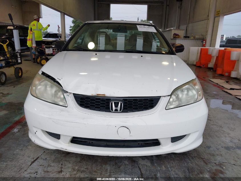 2005 Honda Civic Lx VIN: 1HGEM21595L081040 Lot: 43363055