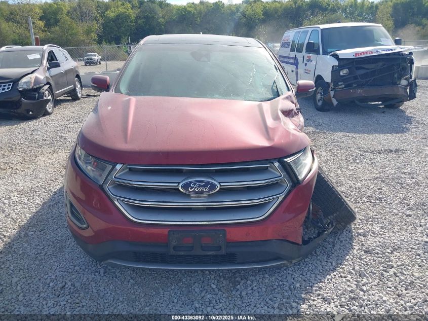 2017 Ford Edge Titanium VIN: 2FMPK4K89HBC15336 Lot: 43363092