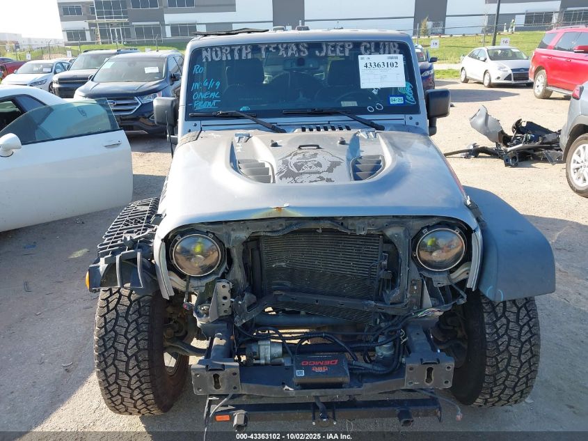 2016 Jeep Wrangler Rubicon Hard Rock VIN: 1C4BJWCG7GL220259 Lot: 43363102