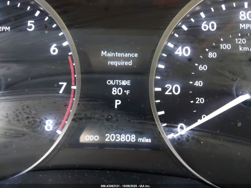 2014 Lexus Es 350 VIN: JTHBK1GG2E2111610 Lot: 43363121