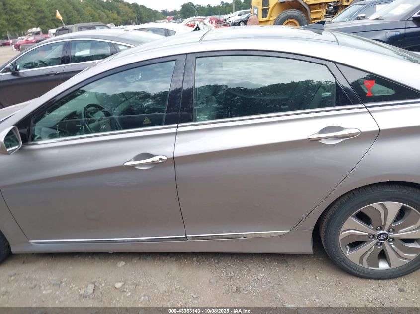 2013 Hyundai Sonata Hybrid Limited W/Panoramic Sunroof Pkg VIN: KMHEC4A47DA050475 Lot: 43363143