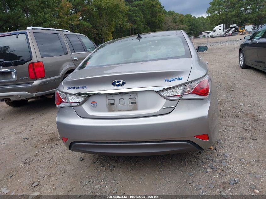 2013 Hyundai Sonata Hybrid Limited W/Panoramic Sunroof Pkg VIN: KMHEC4A47DA050475 Lot: 43363143