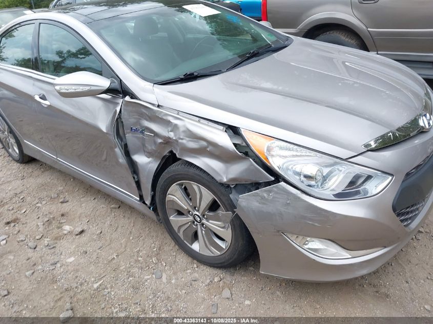 2013 Hyundai Sonata Hybrid Limited W/Panoramic Sunroof Pkg VIN: KMHEC4A47DA050475 Lot: 43363143