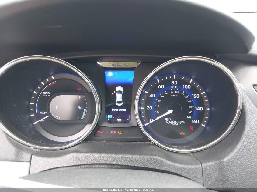 2013 Hyundai Sonata Hybrid Limited W/Panoramic Sunroof Pkg VIN: KMHEC4A47DA050475 Lot: 43363143