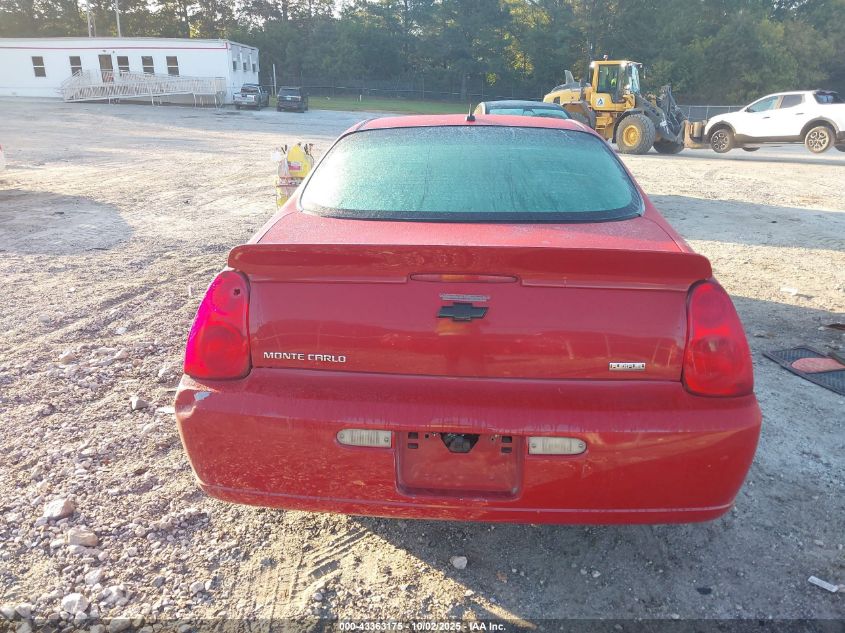 2007 Chevrolet Monte Carlo Lt VIN: 2G1WK15K379244920 Lot: 43363175