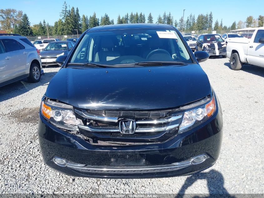 2015 Honda Odyssey Touring/Touring Elite VIN: 5FNRL5H92FB050682 Lot: 43363181