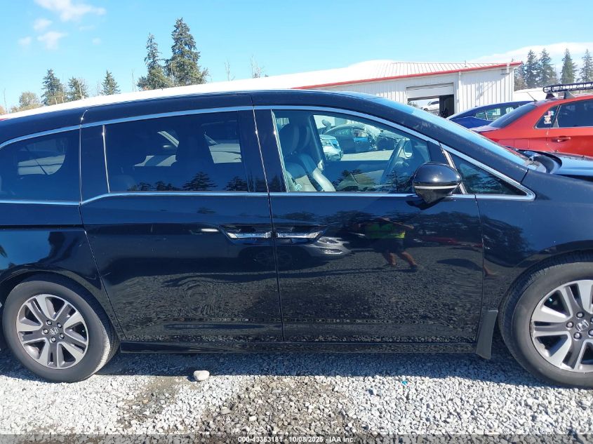 2015 Honda Odyssey Touring/Touring Elite VIN: 5FNRL5H92FB050682 Lot: 43363181