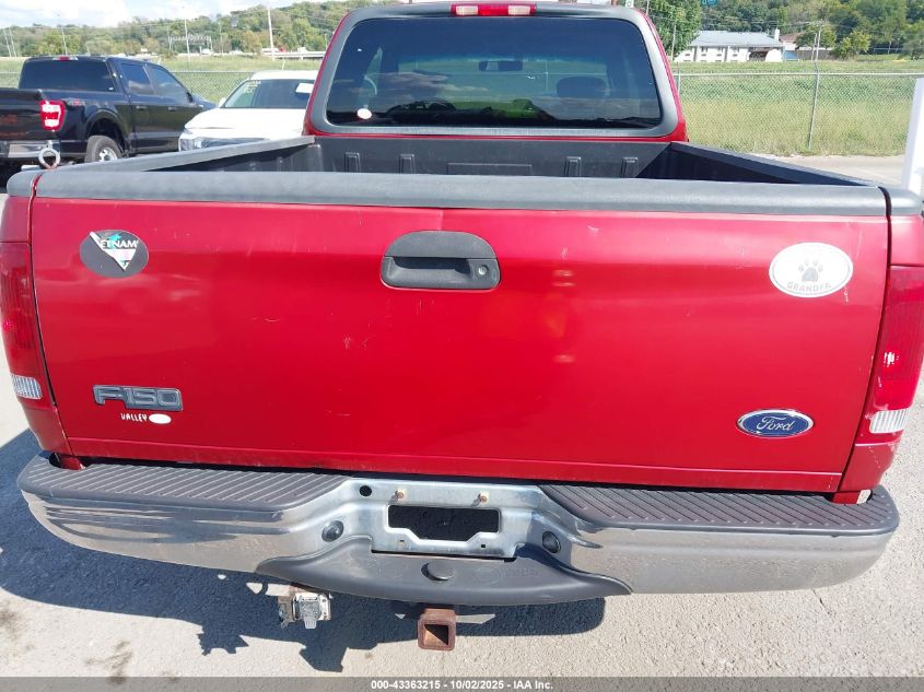 2001 Ford F-150 Lariat/Xl/Xlt VIN: 1FTRX17W41NB78968 Lot: 43363215