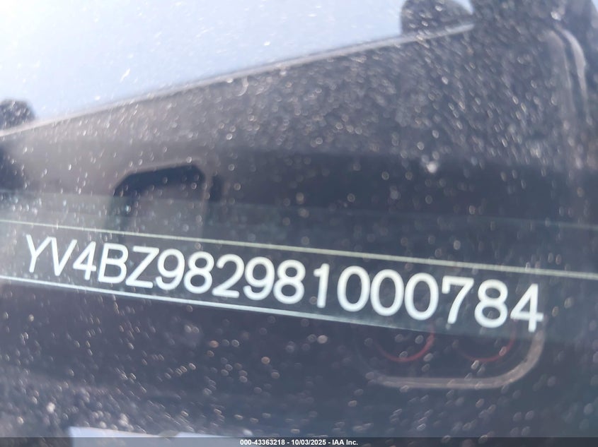 2008 Volvo Xc70 3.2 VIN: YV4BZ982981000784 Lot: 43363218