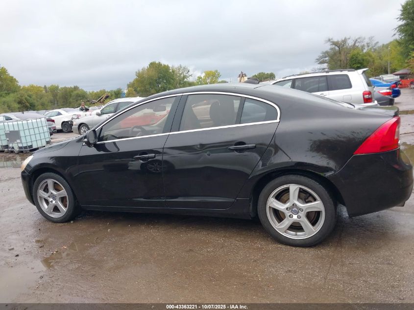 2012 Volvo S60 T5 VIN: YV1622FS2C2053908 Lot: 43363221