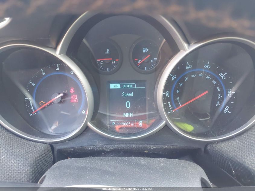 2014 Chevrolet Cruze 1Lt Auto VIN: 1G1PC5SB9E7455504 Lot: 43363243