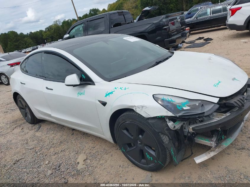 2021 Tesla Model 3 Standard Range Plus Rear-Wheel Drive VIN: 5YJ3E1EA8MF911402 Lot: 43363290