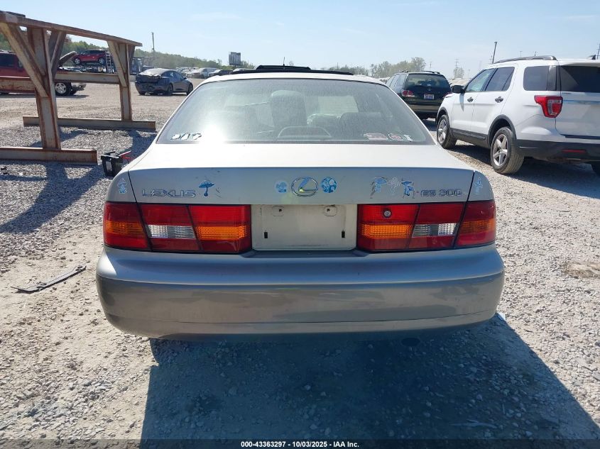 1998 Lexus Es 300 VIN: JT8BF28G6W5035107 Lot: 43363297