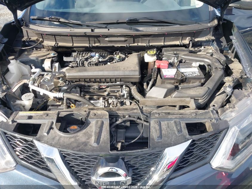 2016 Nissan Rogue Sv VIN: KNMAT2MV5GP596544 Lot: 43363307