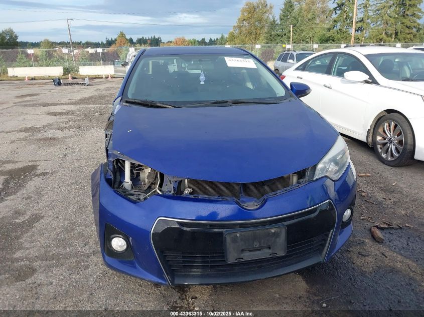 2015 Toyota Corolla S Plus VIN: 5YFBURHE4FP305078 Lot: 43363315