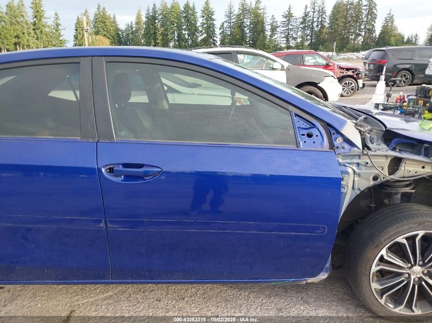 2015 Toyota Corolla S Plus VIN: 5YFBURHE4FP305078 Lot: 43363315