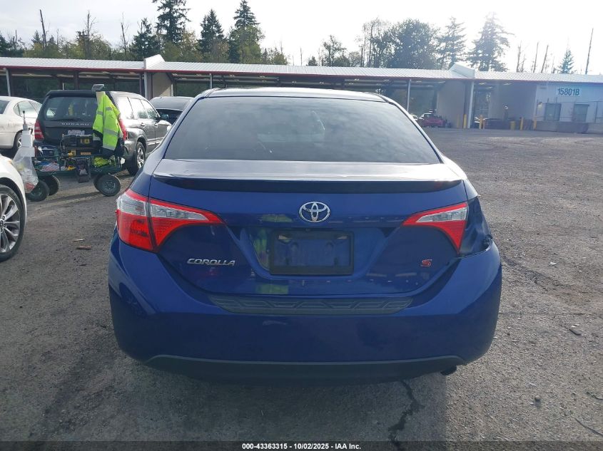 2015 Toyota Corolla S Plus VIN: 5YFBURHE4FP305078 Lot: 43363315