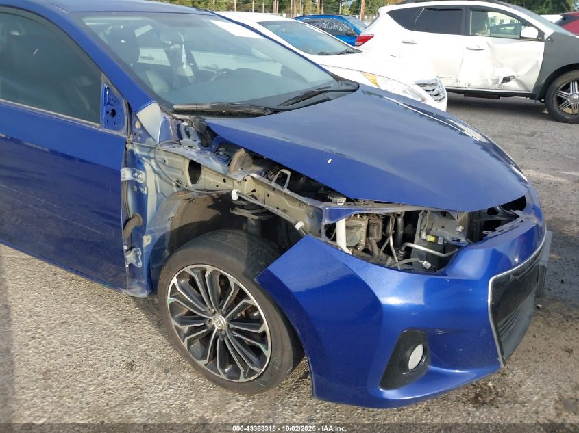 2015 Toyota Corolla S Plus VIN: 5YFBURHE4FP305078 Lot: 43363315