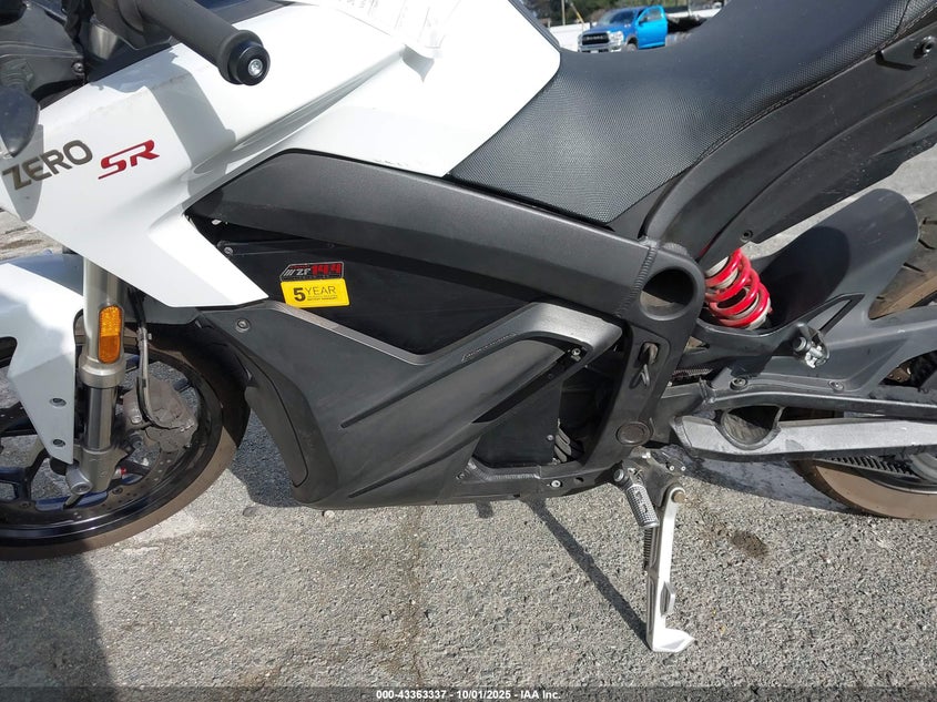 VIN 538SMFZ61JCG09759 2018 ZERO MOTORCYCLES INC SR 14.4