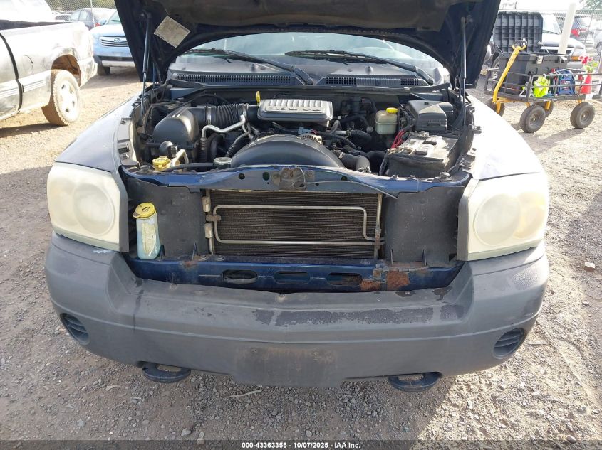 2005 Dodge Dakota St VIN: 1D7HW22K05S250285 Lot: 43363355