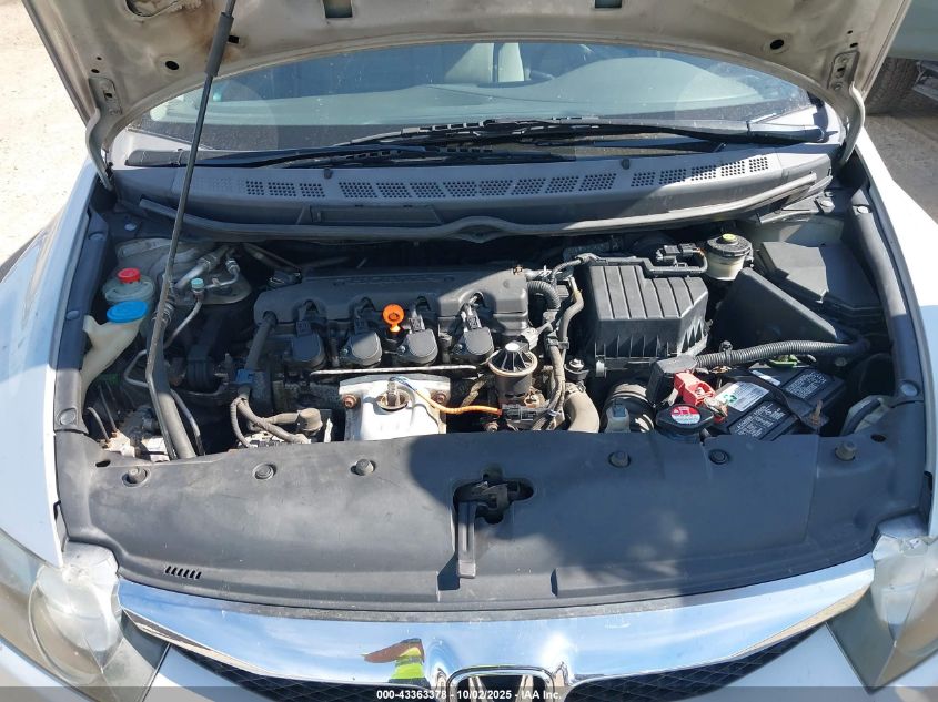 2009 Honda Civic Lx VIN: 1HGFA165X9L000696 Lot: 43363378