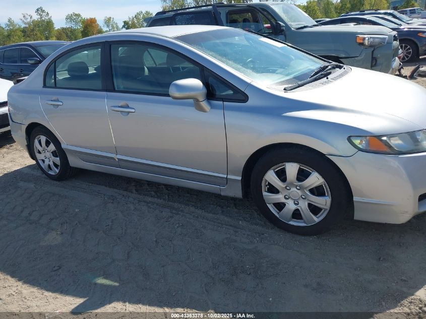 2009 Honda Civic Lx VIN: 1HGFA165X9L000696 Lot: 43363378