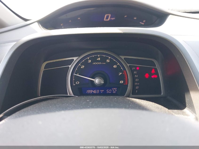 2009 Honda Civic Lx VIN: 1HGFA165X9L000696 Lot: 43363378