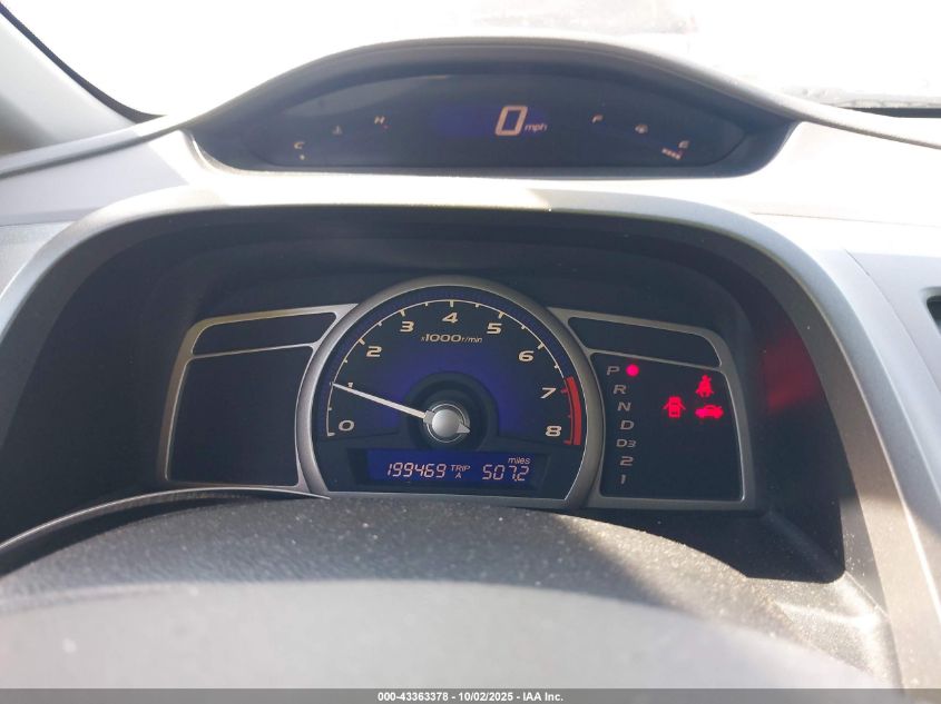 2009 Honda Civic Lx VIN: 1HGFA165X9L000696 Lot: 43363378