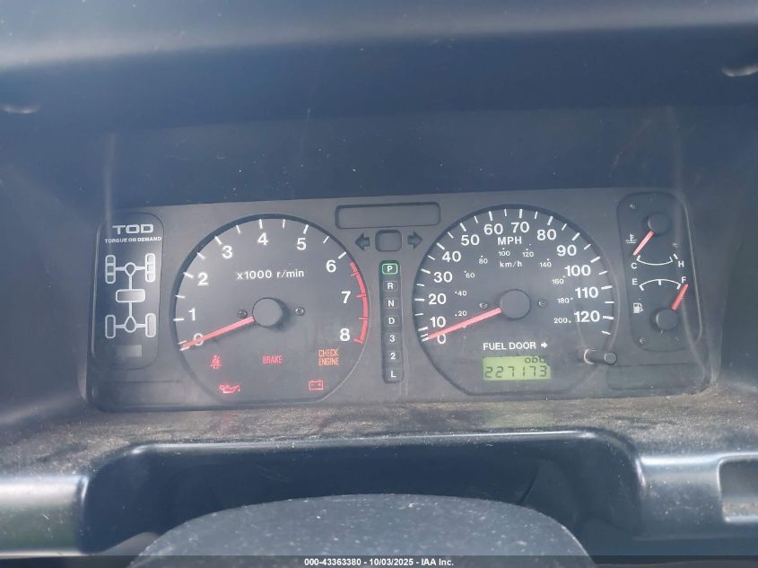 1998 Isuzu Trooper S VIN: JACDJ58X9W7915456 Lot: 43363380