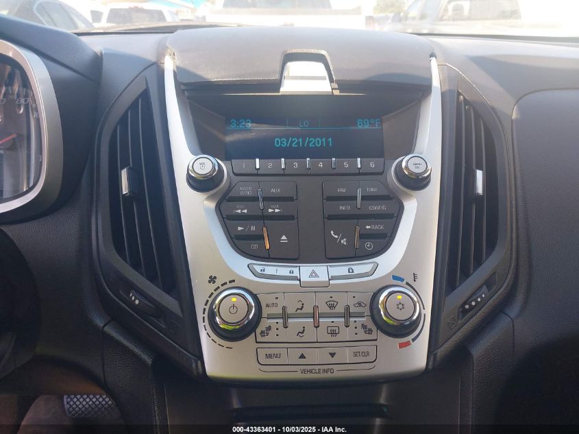 2011 Chevrolet Equinox 2Lt VIN: 2GNALPEC3B1156877 Lot: 43363401