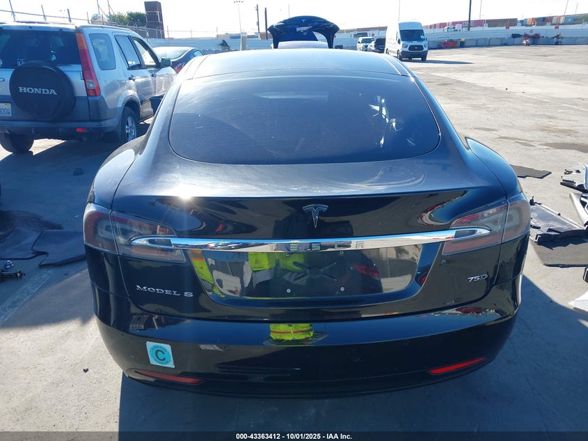2016 Tesla Model S 60D/70D/75D/85D/90D VIN: 5YJSA1E29GF158175 Lot: 43363412
