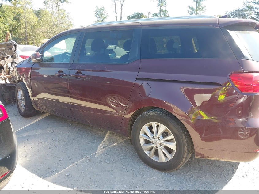 2017 KIA SEDONA LX KNDMB5C12H6320720