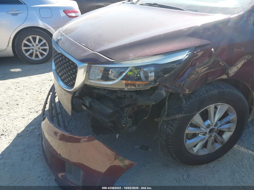 2017 KIA SEDONA LX KNDMB5C12H6320720