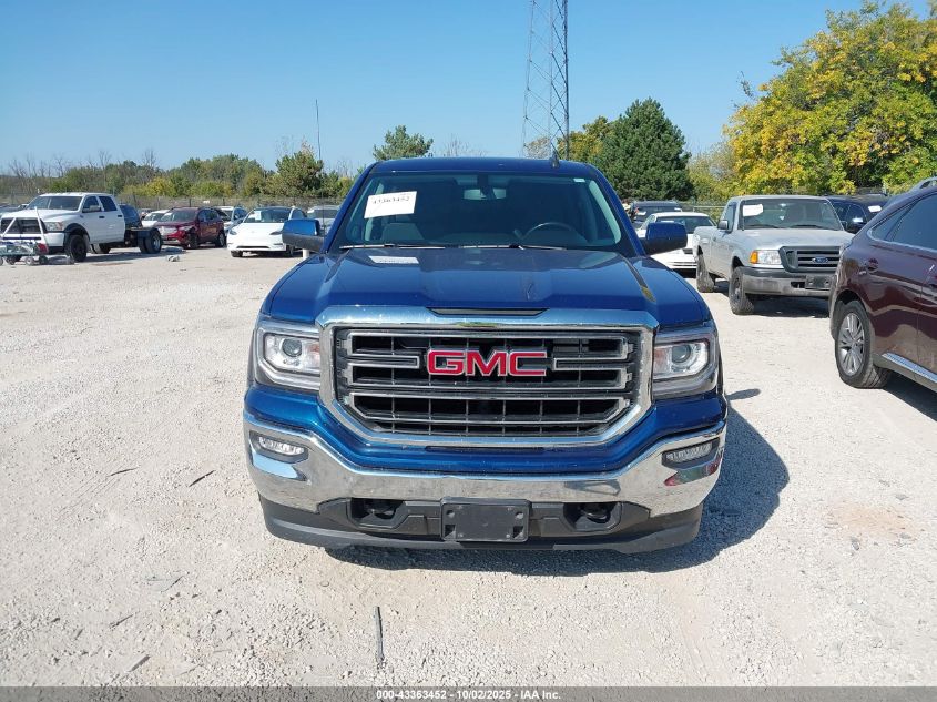 2018 GMC Sierra 1500 Sle VIN: 3GTU2MEC5JG263815 Lot: 43363452