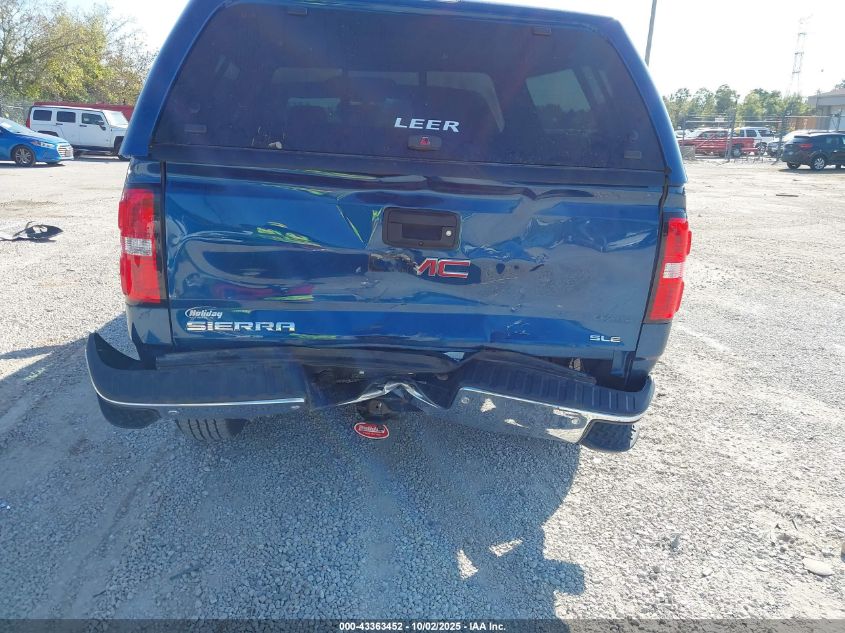 2018 GMC Sierra 1500 Sle VIN: 3GTU2MEC5JG263815 Lot: 43363452
